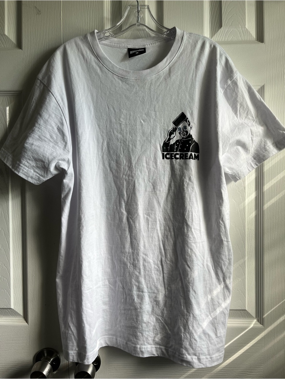 Icecream Milk Money Man Men’s White & Black Graphic Tee Size XL Streetwear